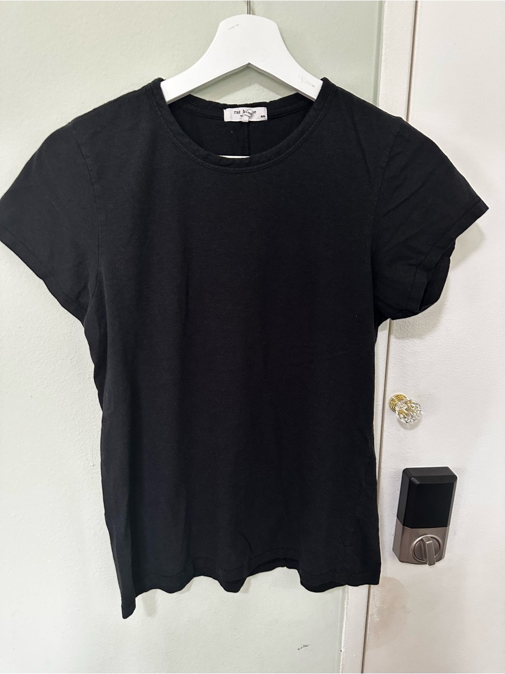 Rag and Bone Classic Black Crewneck Women's Tee